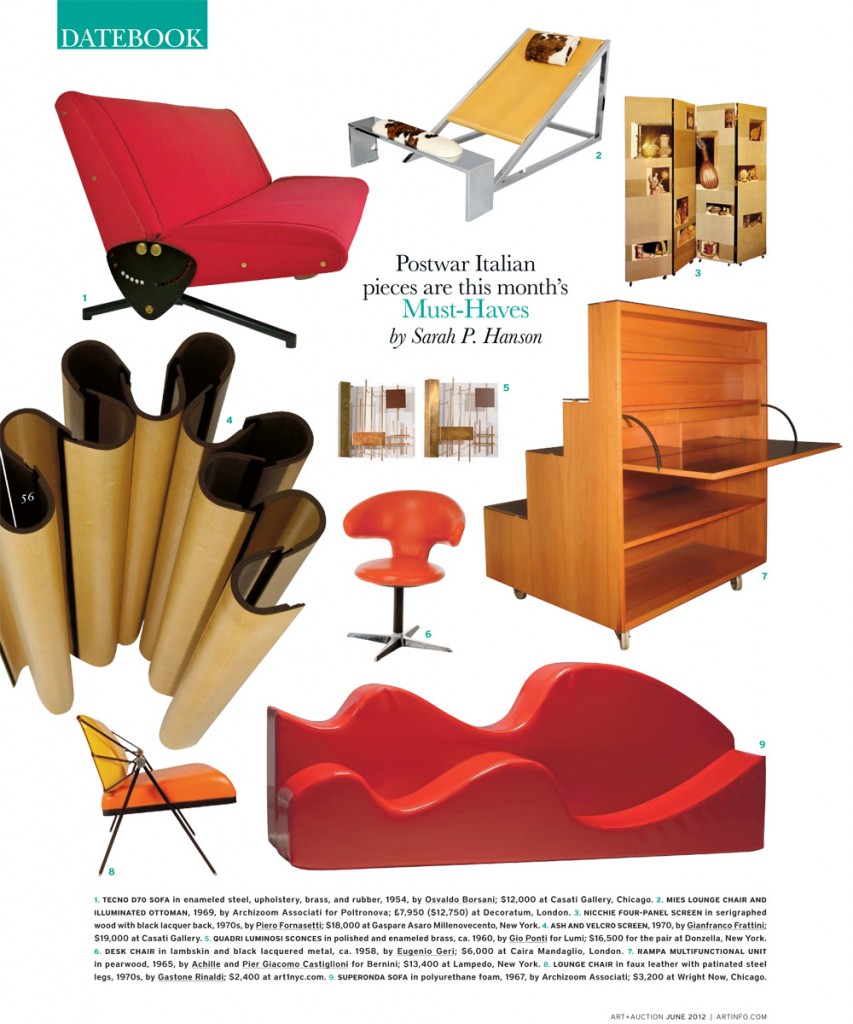 Art+Auction June 2012 Must Haves